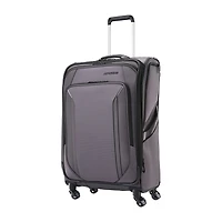 American Tourister Piroutte Deluxe Softside Expandable Checked Spinner Luggage