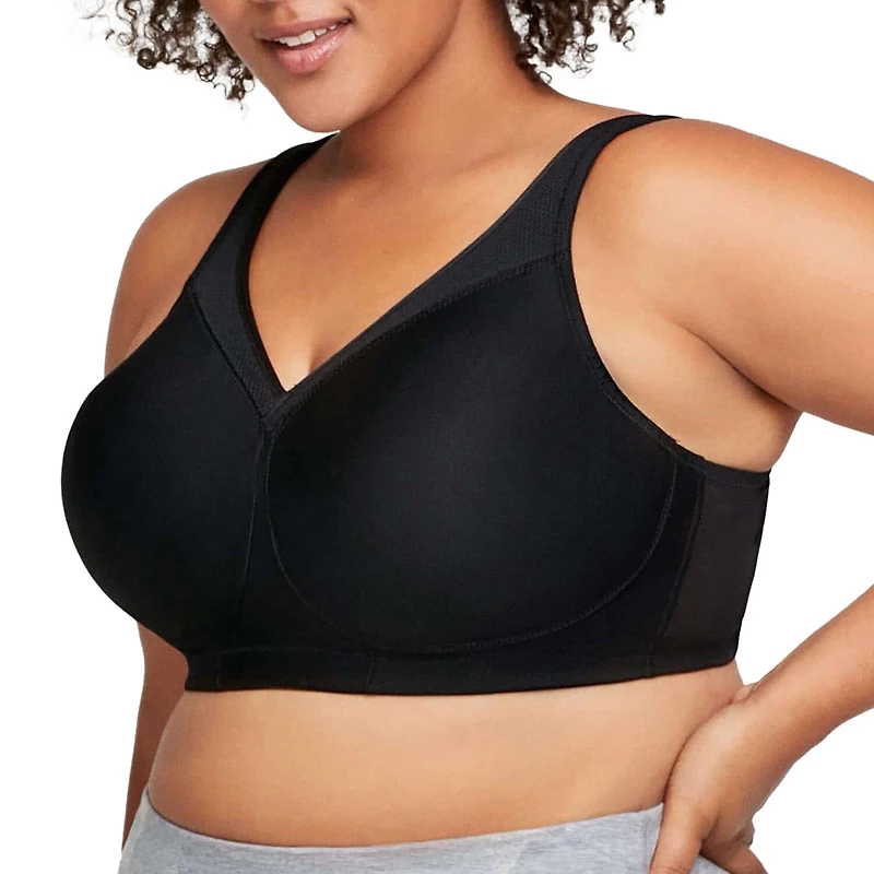 Glamorise Magic Lift® Ultimate Womens Seamless High Support Full Coverage Sports T-Shirt Bra 1006