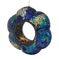 Net Health Shops Indigo Flower Fly-Through Bird Feeder
