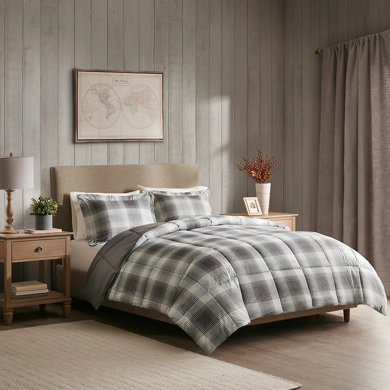 Woolrich Woodsman Softspun Down-Alternative Plaid Comforter Set