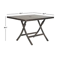 Safavieh Samana Folding Rattan Side Table