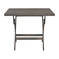 Safavieh Samana Folding Rattan Side Table