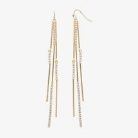 Bijoux Bar Gold Tone Womens Drop Earrings