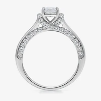 (I / Si2) Womens 1 CT. T.W. Lab Grown White Diamond 10K Gold Engagement Ring