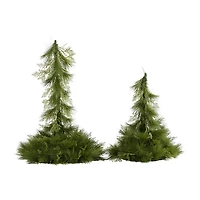 Nearly Natural 2pc. Hanging Dã‰Cor 3 Foot Pine Christmas Tree