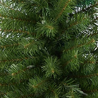 Nearly Natural Virginia Fir 4 1/2 Foot Pre-Lit Potted Fir Christmas Tree