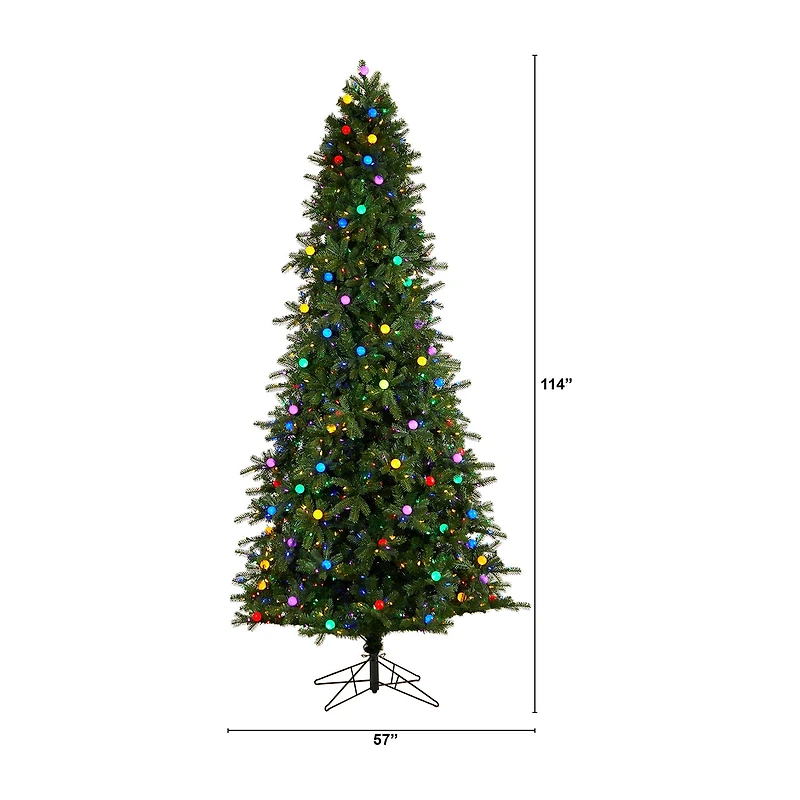 Nearly Natural / Foot Pre-Lit Fir Christmas Tree