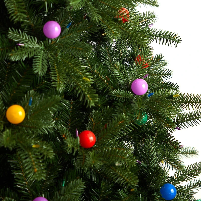 Nearly Natural / Foot Pre-Lit Fir Christmas Tree