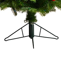 Nearly Natural 5 Foot Pre-Lit Fir Christmas Tree