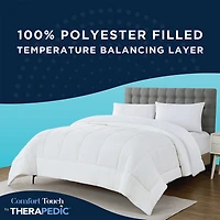 Comfort Touch by Therapedic™ Cooling Midweight Comforter