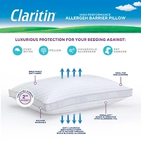 Claritin Allergen Barrier Medium/Firm Density Pillow