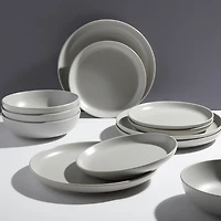 Fieldcrest Legacy Denim 12-pc. Stoneware Dinnerware Set