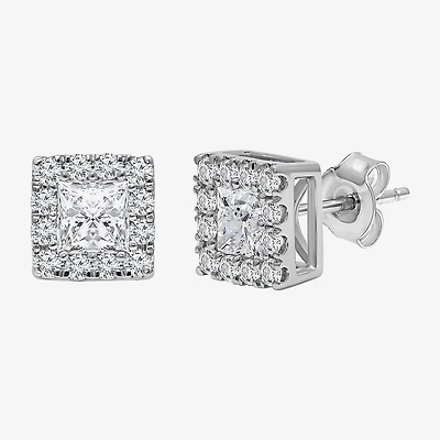 2 CT. T.W. Lab Grown White Diamond 10K Gold 4.4mm Stud Earrings