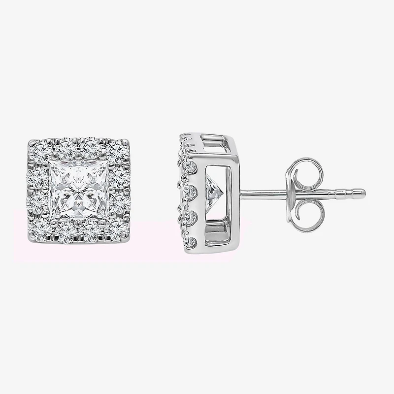 2 CT. T.W. Lab Grown White Diamond 10K Gold 4.4mm Stud Earrings