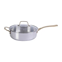 Martha Stewart Castelle Stainless Steel 4.2-qt. Saute Pan with Lid