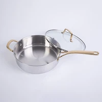 Martha Stewart Castelle Stainless Steel 4.2-qt. Saute Pan with Lid