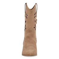 Arizona Jean Co Womens Venus Stacked Heel Cowboy Boots