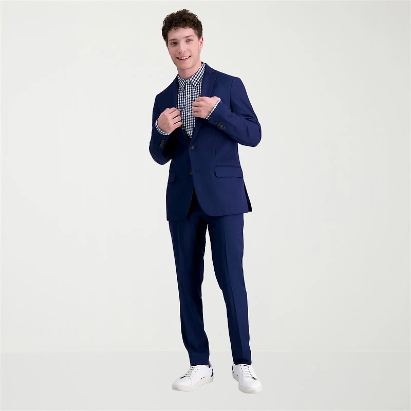 Haggar Smart Wash Tech Suit Mens Stretch Fabric Slim Fit Suit Jacket