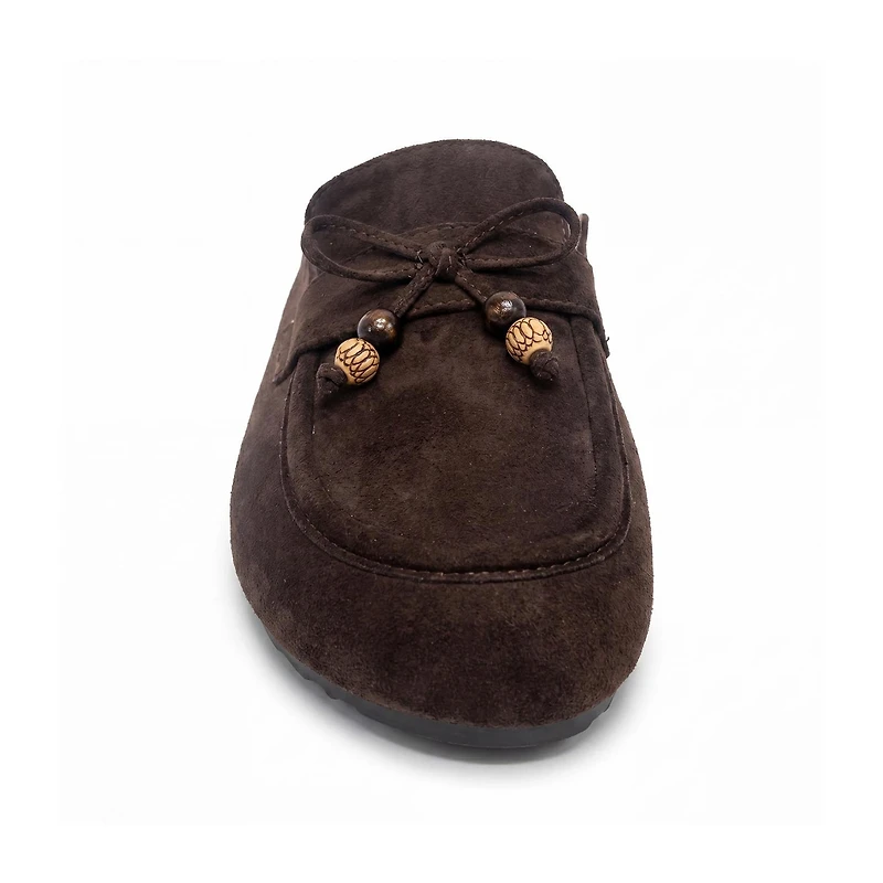 Pop Bretta Womens Round Closed Toe Slip-On Shoe