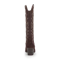 Pop Womens Ellary Block Heel Cowboy Boots