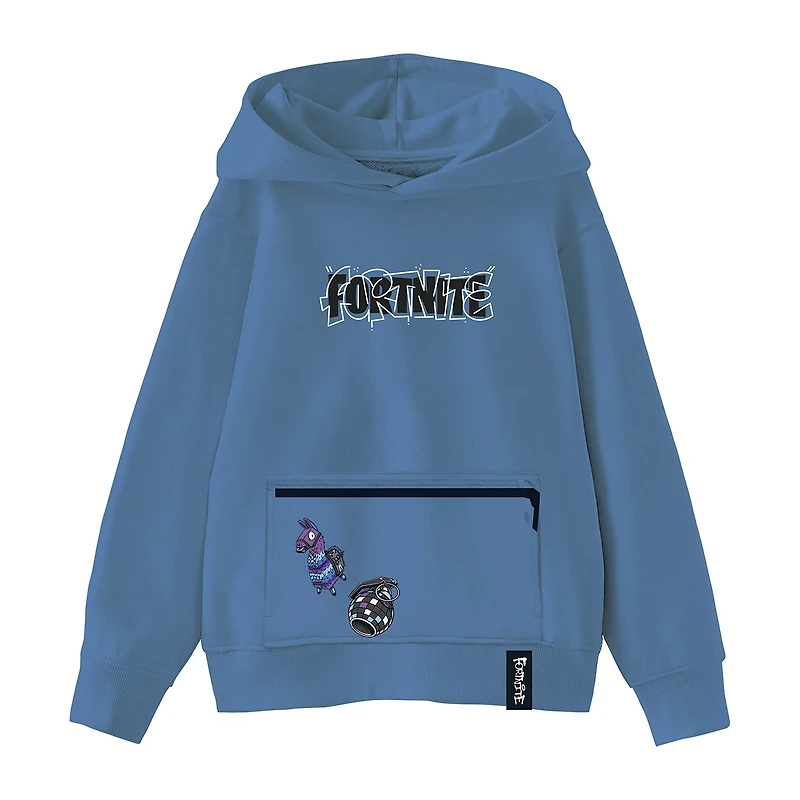 Little & Big Kid Boys Long Sleeve Fortnite Fleece Hoodie