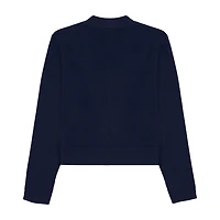 IZOD Little & Big Kid Girls V Neck Long Sleeve Button Rib Knit Cardigan