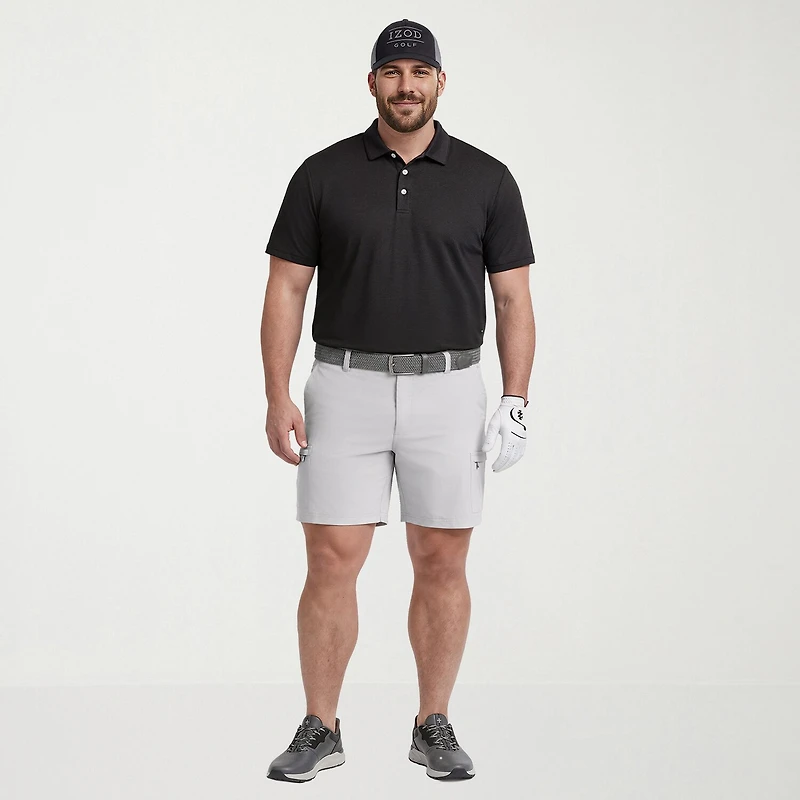 IZOD Performance Mesh Big and Tall Mens Regular Fit Short Sleeve Polo Shirt