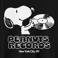 Peanuts Snoopy Mens Crew Neck Short Sleeve Classic Fit Big and Tall Graphic T-Shirt