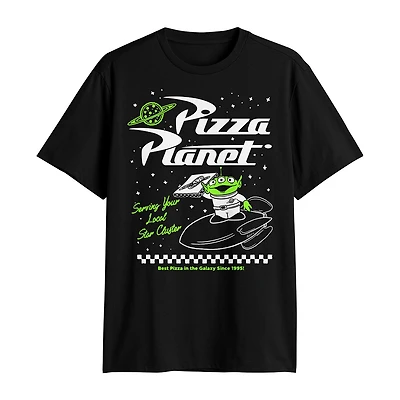 Pizza Planet Mens Crew Neck Short Sleeve Classic Fit Toy Story Big and Tall Graphic T-Shirt
