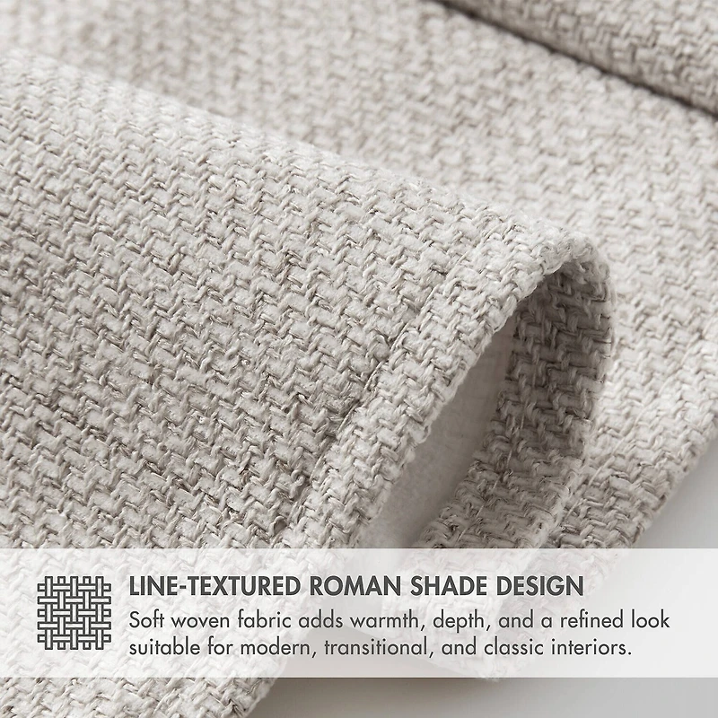 Madison Park Room Darkening Cordless Roman Shade