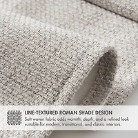 Madison Park Room Darkening Cordless Roman Shade