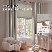 Madison Park Room Darkening Cordless Roman Shade
