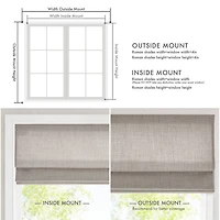 Madison Park Room Darkening Cordless Roman Shade