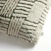 Indigo Road by Egypt Sherrod Sandova Faux Fur Square Throw Pillow