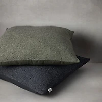 Indigo Road by Egypt Sherrod Driss Boucle Square Throw Pillow