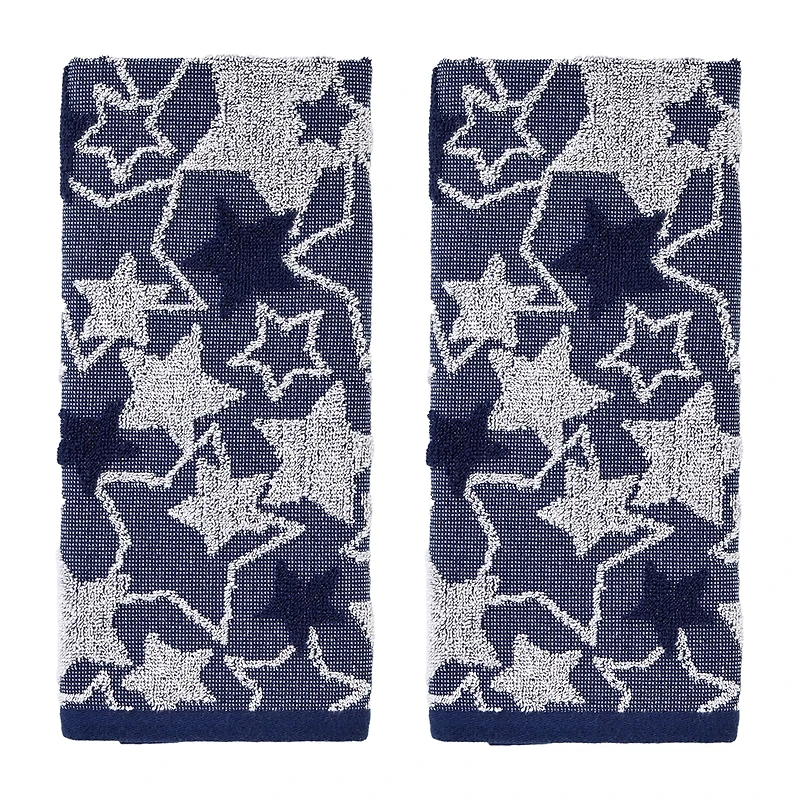Saturday Knight Seasonal Stars 2-pc. Hand Towel
