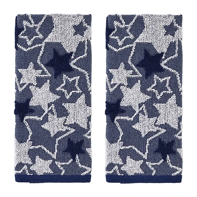 Saturday Knight Seasonal Stars 2-pc. Hand Towel