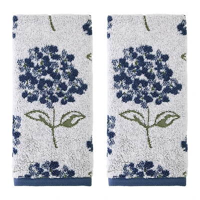 Saturday Knight Hydrangea 2-pc. Hand Towel