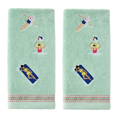 Saturday Knight Pool Party 2-pc. Hand Towel