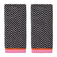 Saturday Knight Herringbone 2-pc. Hand Towel