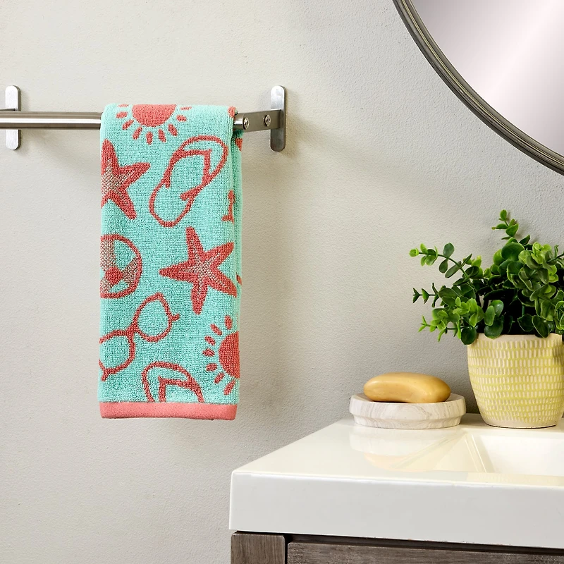 Saturday Knight Flip Flop Pop 2-pc. Hand Towel