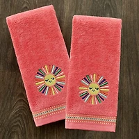 Saturday Knight Colorful Sun 2-pc. Hand Towel