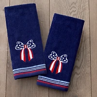 Saturday Knight Americana Bow 2-pc. Hand Towel