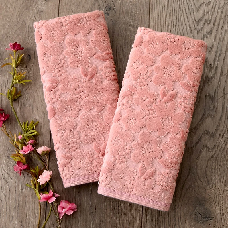 Saturday Knight Blossom Floral 2-pc. Hand Towel
