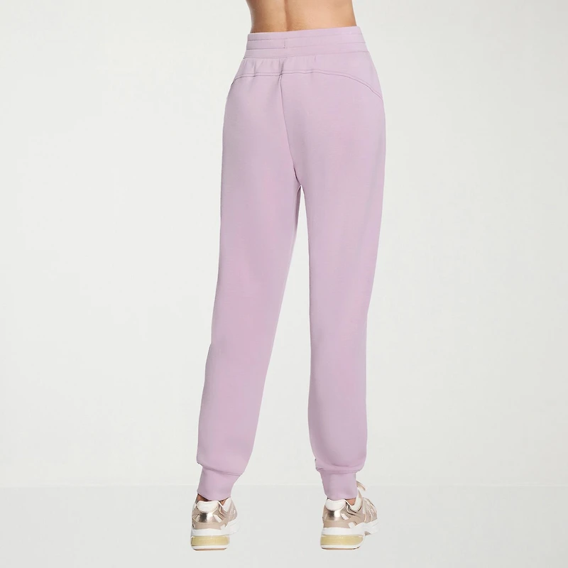 Skechers Womens Stretch Fabric Cuffed Regular Fit Knit Active Jogger Pant