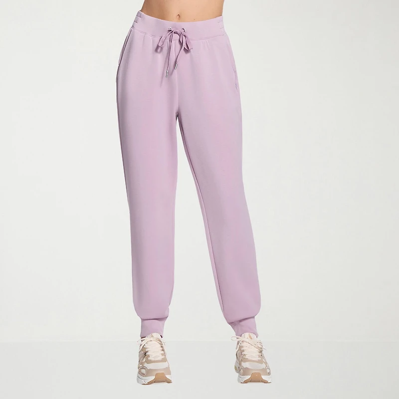 Skechers Womens Stretch Fabric Cuffed Regular Fit Knit Active Jogger Pant