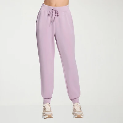 Skechers Womens Stretch Fabric Cuffed Regular Fit Knit Active Jogger Pant