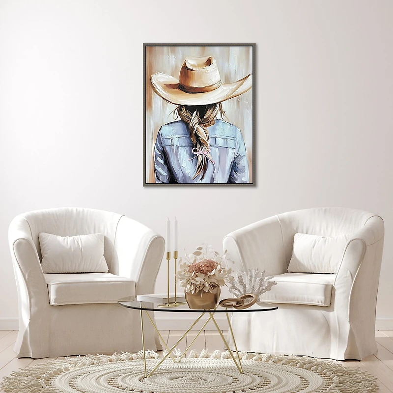 Streamline Art Western Reverie Hand Embellished Canvas Art