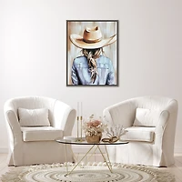Streamline Art Western Reverie Hand Embellished Canvas Art