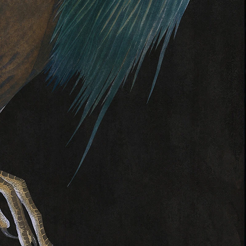 Streamline Art Majestic Blue Heron Ii Hand Embellished Canvas Art